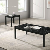 Findlay 3 Pc. Table Set Model Fm42900Bk-3Pk-End Table By Furniture Of America